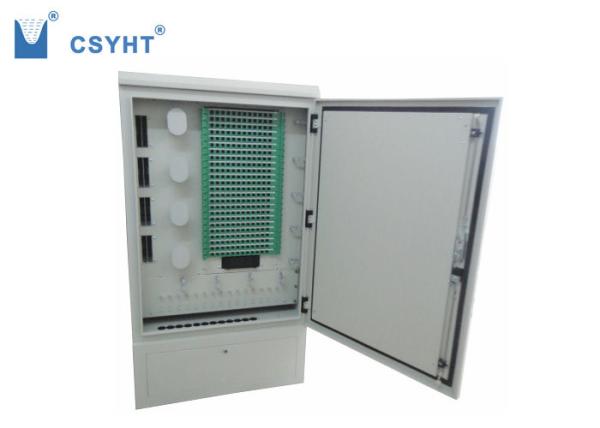 Floor Standing Outdoor Fiber Distribution Cabinet High Anti - Erosion Performanc