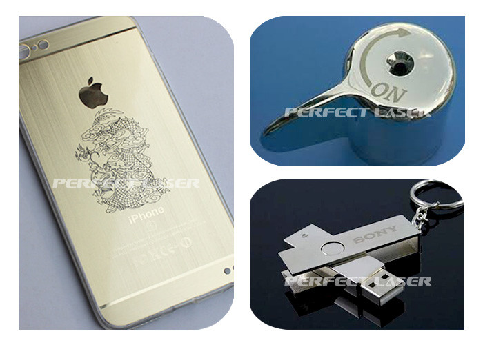 10W 20W Tabletop Mini Fiber Laser Marking Machine For Metal SS/ Iron/ Copper/ Aluminum