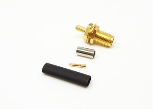 Quality RF Cable Connector Bulkhead Female Jack SMA Coax Connector for RG316 wholesale