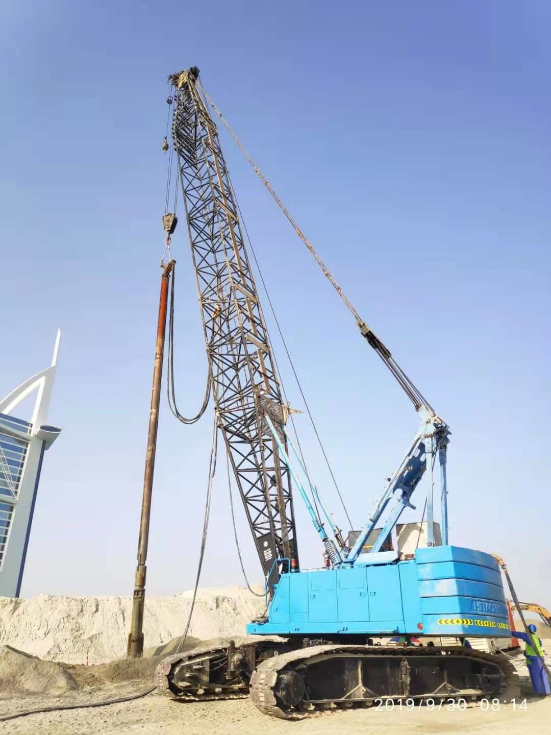 450mm 260kw Enhancing Seismic Capacity Bvem Vibro Compaction Piling Driver Machine