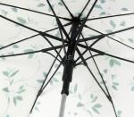 100% Pongee Paper Printing Promotion Straight Umbrella
