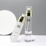 Luxury Glass Lotion Bottle 60ml Cosmetic Packaging Container Screen Printing