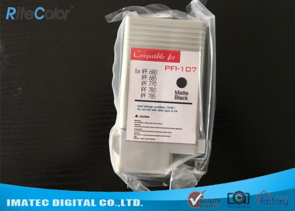 Compatible PFI - 107 Ink Cartridges Wide Format Inks For Canon IPF780 IPF685