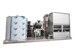 Quality Large Fresh Water Ice Flaker Machine 30 Ton Industrial Evaporative Cooled wholesale