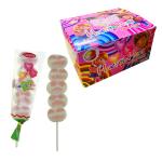 Smile Face Shape Small Colored Marshmallows Cotton Candy 12 G 30 Pieces