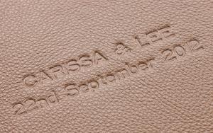 Quality Private Handmade Coffee Leather Professional Flush Mount Wedding Albums 7 x 5 wholesale