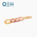 DIN 125 Electrical Connections Fasteners Round Brass Flat Washer M36