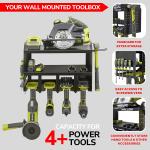 Wall Mounted Metal Drilling Power Tool Storage Racks for Maximum Space