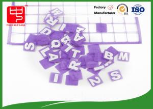 Quality Customed Square Alphabet Letters nylon hook loop For Kid Toys wholesale
