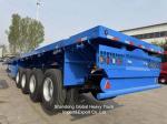 3 Axle 40ton 13.45m Wabco BPW Axles Air Suspension Flatbed Semi Trailer