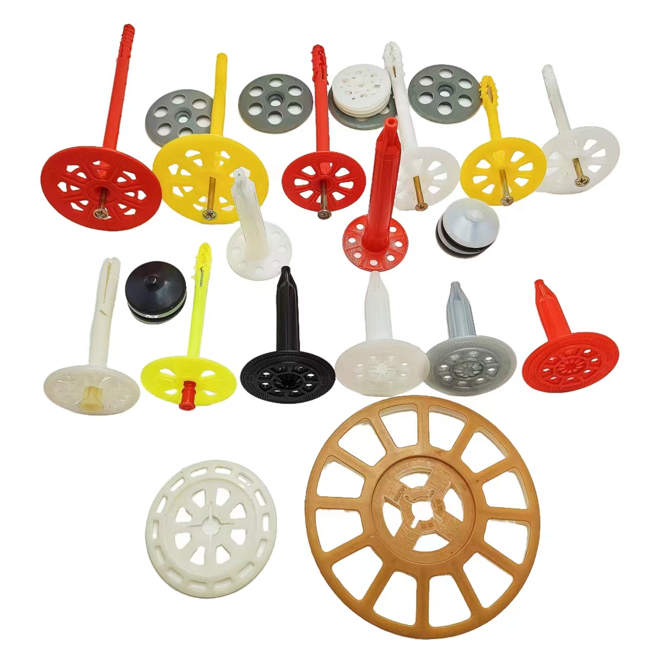 New Style Enlarged Insulation Fasteners With Cap Wall Insulation Expansion Nails Green Building Anchors