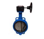 ISO 5211 Wafer Type DI Butterfly Valve Resilient Seat