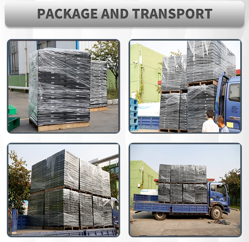 120X100 Industrial Blue Red Green Stackable Storage HDPE Euro Heavy Duty Plastic Pallet