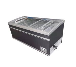 Quality Seafood Fish Glass Door Display Freezer Low Temperature Commercial wholesale