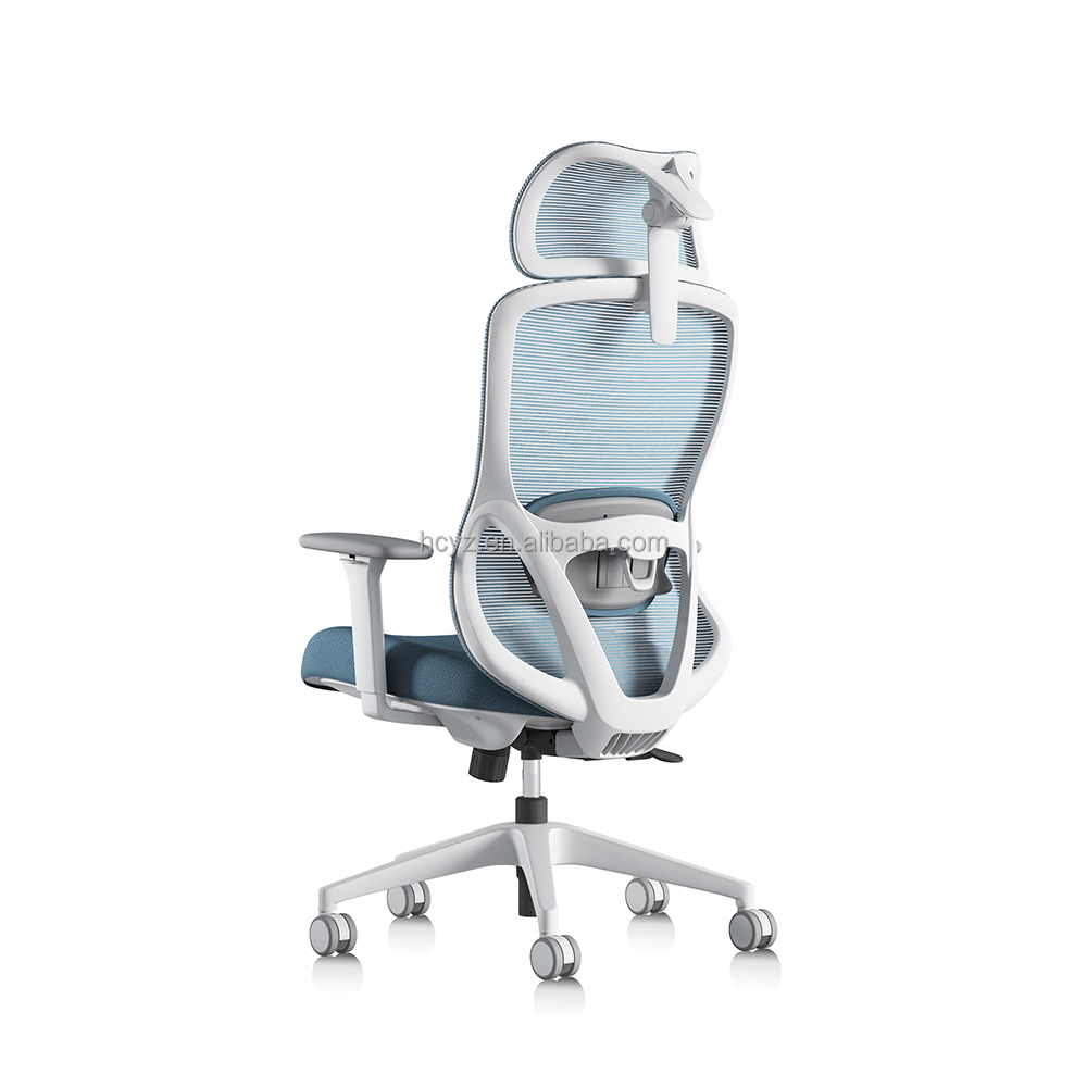 Adjustable High Back Office Swivel Chair with 3D Armrest and Comfortable Seat Cushion