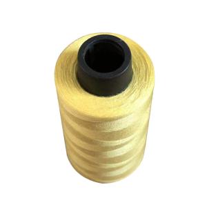 Quality Yellow 402 Polyester Textured Yarn , Spun Polyester Yarn For Knitted Garment wholesale