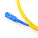 PVC LSZH SC SC UPC Fiber Optic Patch Cord Single Mode Simplex