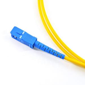 Quality PVC LSZH SC SC UPC Fiber Optic Patch Cord Single Mode Simplex wholesale