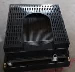 Aluminum high performance brazed tube fin oil cooler radiator for aftermarket