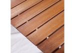 Exquisite Solid Wooden Outdoor Furniture / Solid Wood Garden Furniture Not Easy