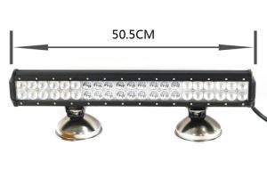Quality 2016 New Product!! 20 Inch 126W Dual Row forklift led light bar for truck machine boat wholesale