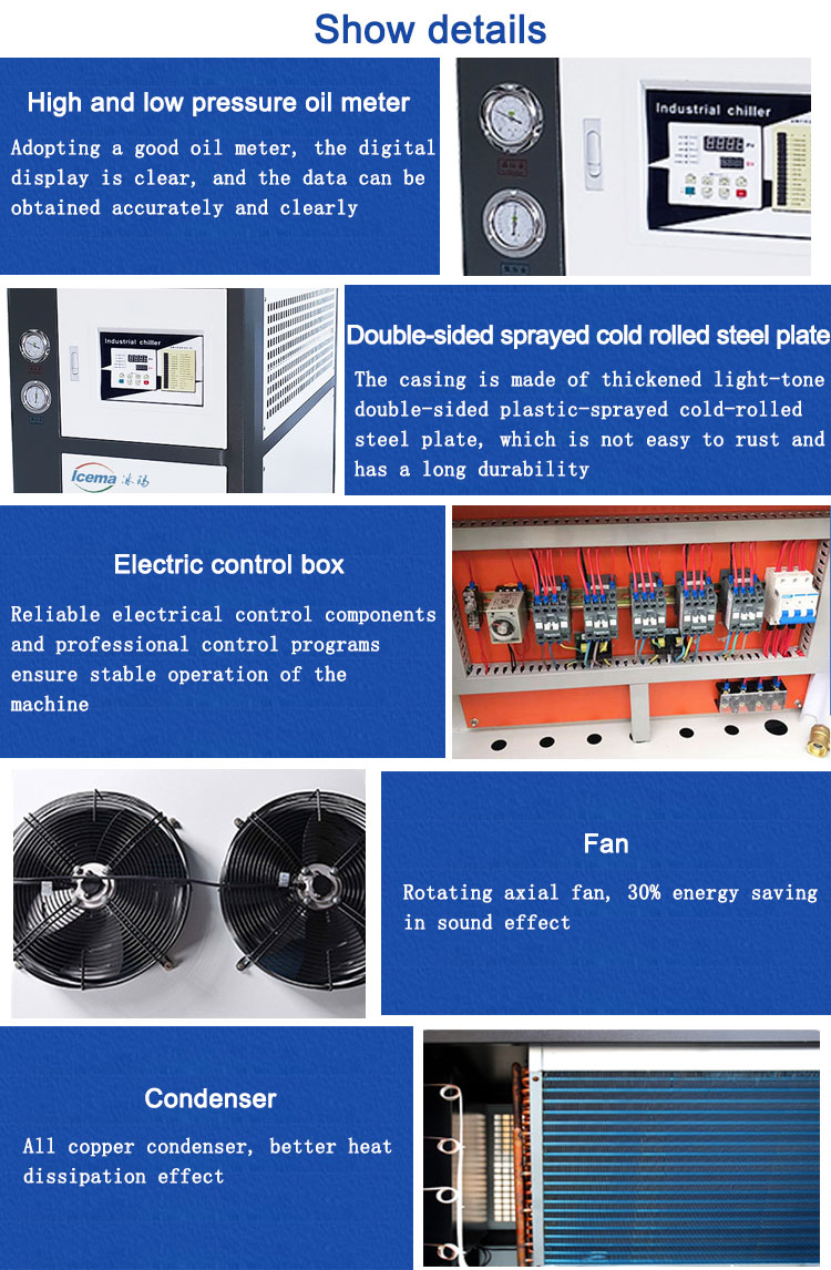 Easy to Operate 10HP Automatic Air Cooled Water Chiller for Industrial Applications