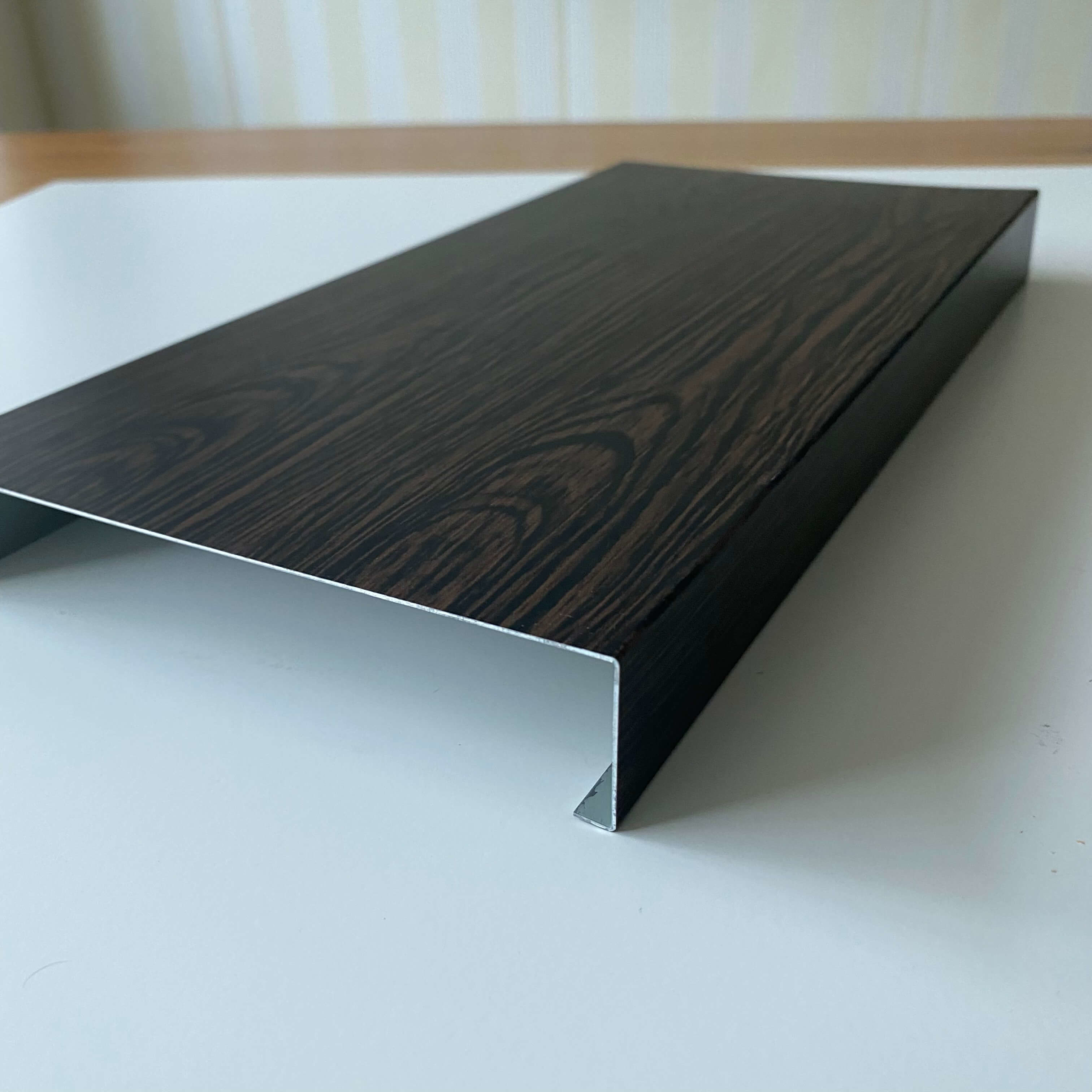 30mm Thickness Aluminum H Strip Ceiling With Pre Print Wooden Grain
