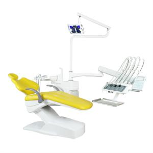 Quality Foshan Factory Dental Chair Unit 16 Sets One Container with Free Curing Light and Dental Scaler Top Mounted Dental Unit wholesale