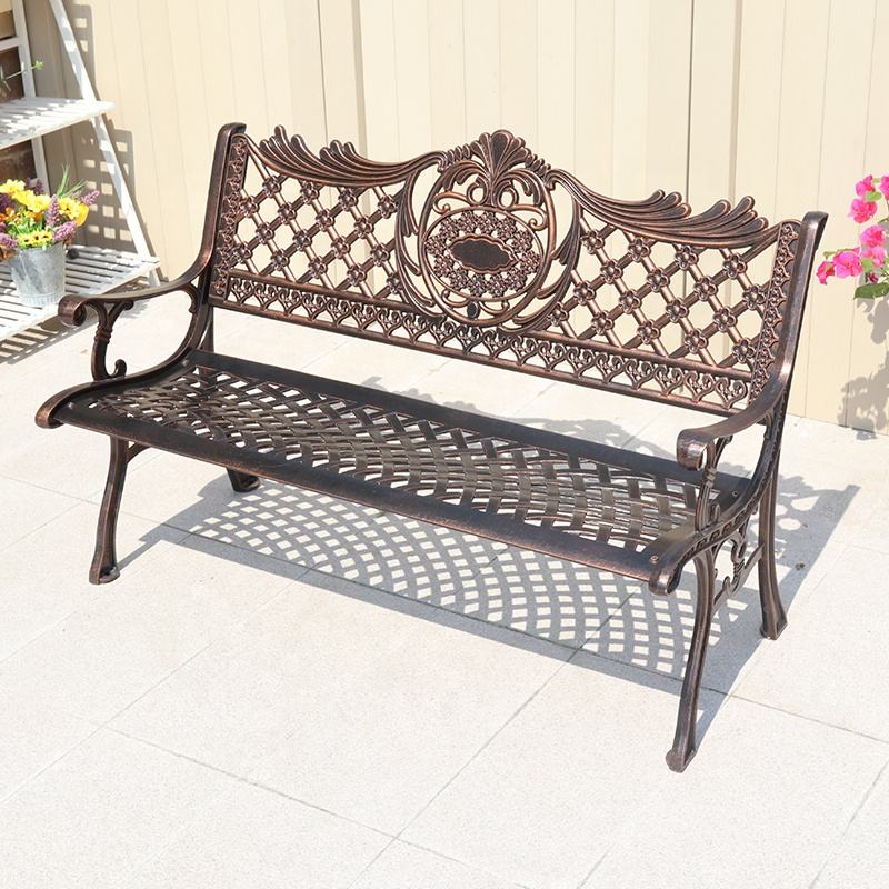 Customized Swimming Pool Bench Outdoor Benches With Armrest And Backrest