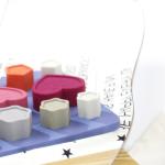 Baby Toddler Silicone Puzzle Non Toxic With Star Heart Flower Shape