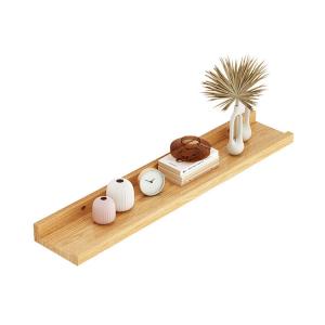 Quality Household 30*15cm Wooden Plant Shelves Wall Hanging For Living Room wholesale
