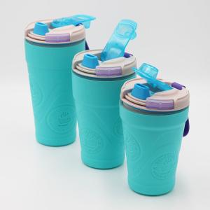Quality Sustainable Silicone Custom Plastic Sports Bottles Creative style wholesale