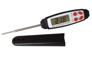 Quality Black Waterproof Digital Food Thermometer With Stainless Steel Probe wholesale