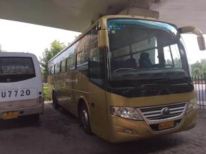 Quality 52 Seats 2012 Used Yutong Buses Yellow Front Diesel Engine Left Steering ZK6112 wholesale