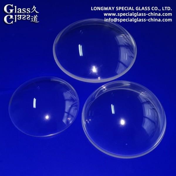 Cheap Transparent Optical Dome Lens For Security Camera / Microscope / Telescope for sale