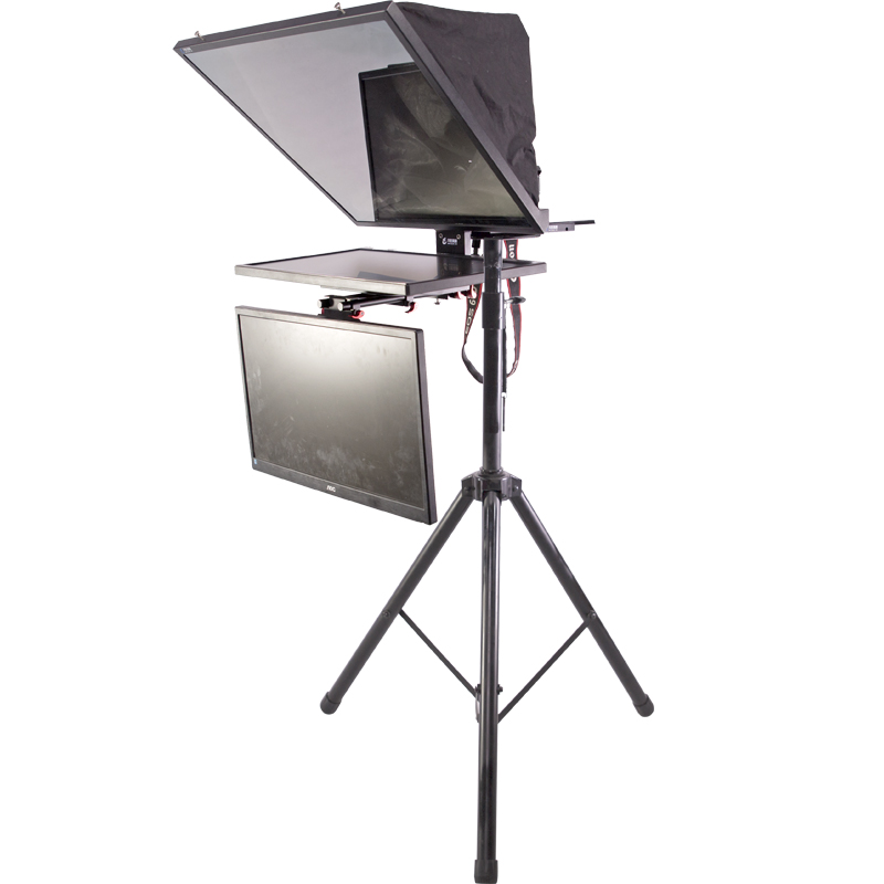 22 Inch Dual Screen Studio Teleprompter for Live Sports Indoor or Outdoor Application