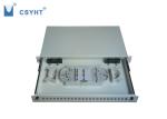 Fiber Optic Patch Panel 19 Inch 24 Fibers 1U height FTTX rackmount ODF
