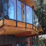 Balcony Guardrail Glass Railing Aluminum Decking Outdoor Living Space
