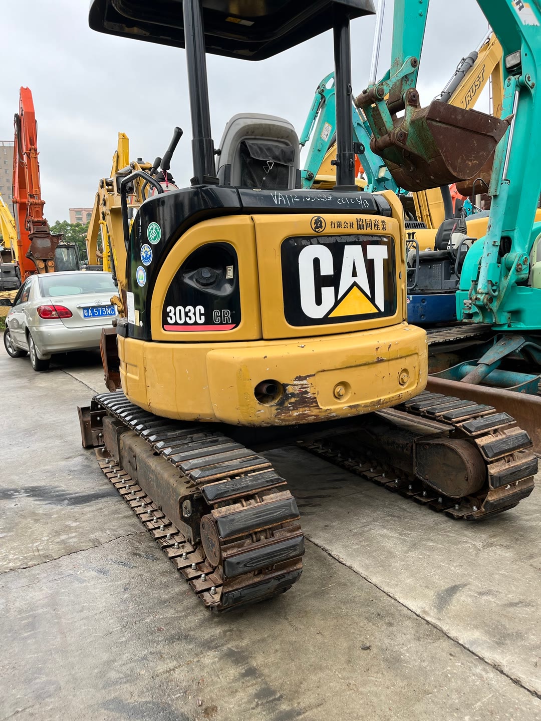 3Ton Used Caterpillar Cat303cr Mini excavator