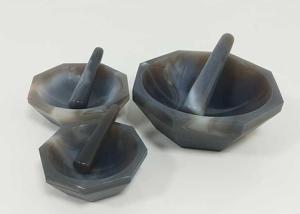 Quality Agate Mortar Planet Ball Mill Accessories Roller Ball Jars Superior Natural Pattern wholesale