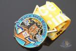 5K Child Fun Run Marathon Bespoke Metal Award Medals And Ribbons Shiny Gold