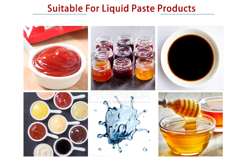 Multi-function Automatic Sachet Bag Packing Machine for Chili Sauce Honey Ketchup