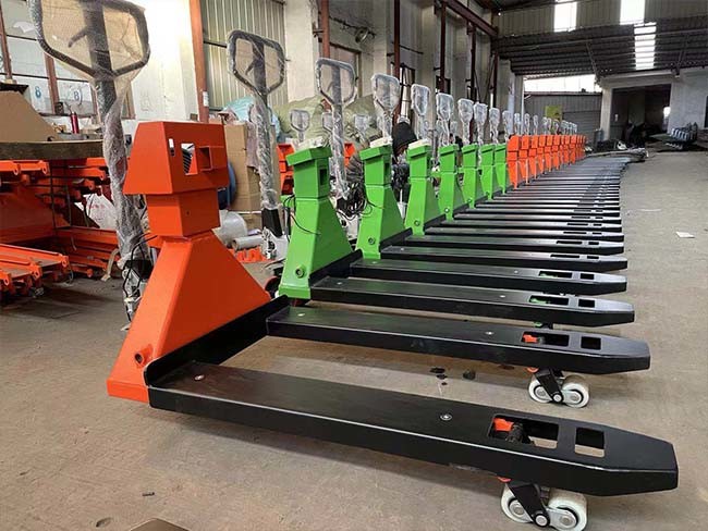 Carbon Steel 1150x560 Mm Jack Pallet Scale With Weight Indicators