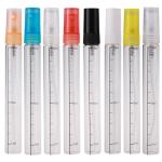 Clear Glass Tube Bottles , Fragrance Oil Roll On Bottles With Screw Top / Scale