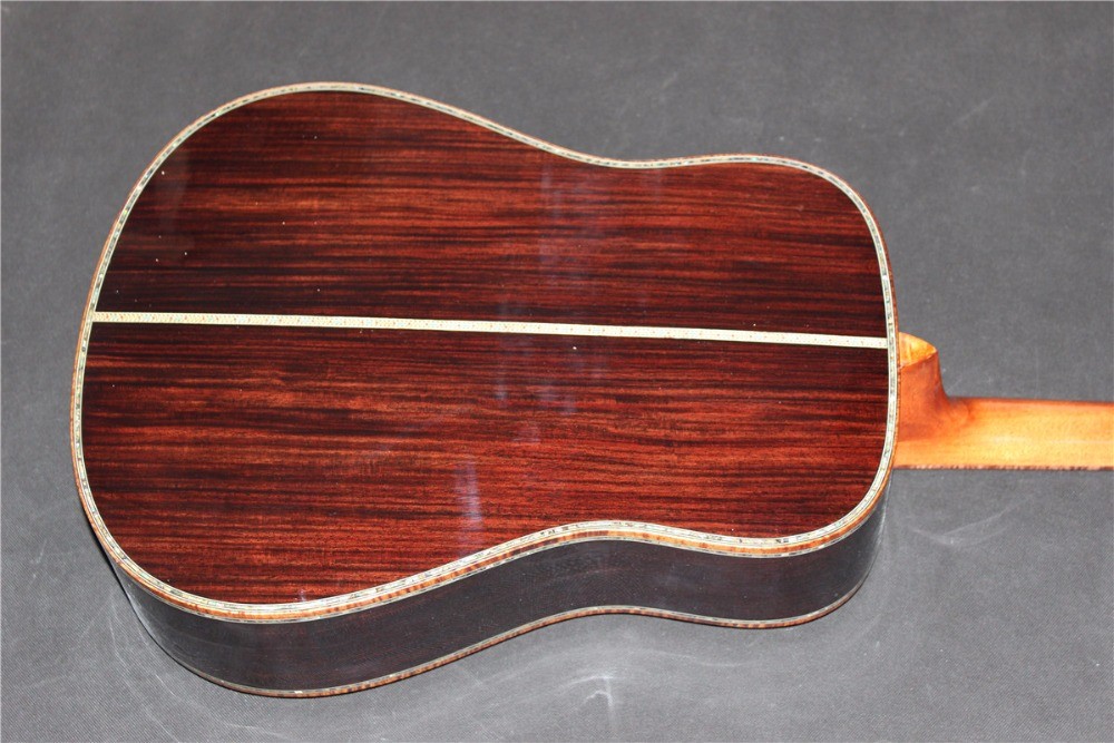 AAAA all solid dreadnought guitars customize D-45 handmade amazing acoustic guitar