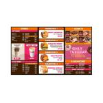 Wall Mounted Signage 1920x1080 Digital Menu Board