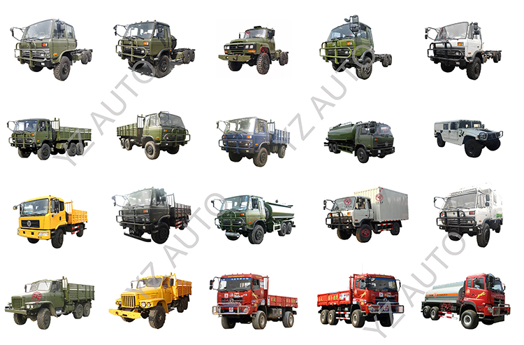 Off-Road Ready 2022 Dongfeng 4x4 6x6 Diesel Tarpaulin Truck with Single and Double Row