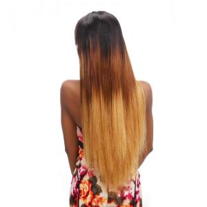 Quality 9A Grade Three Tone Ombre Human Hair Extensions Brazilian Straight Hair Bundles wholesale