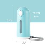 Foldable Dog Water Bottle Dispenser Pink Blue