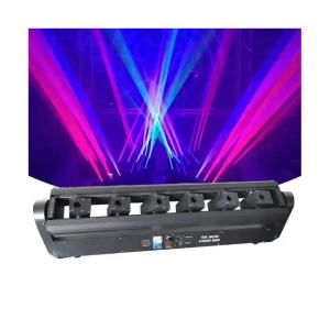 Quality KTV 6 Eye Laser Stage Light Nightclub Disco Led Beam Moving Head Light Dj Christmas wholesale